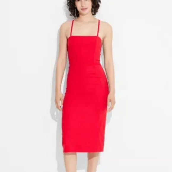 Wild Fable Strap Back Lace‎ Midi Dress - Picture 6 of 9